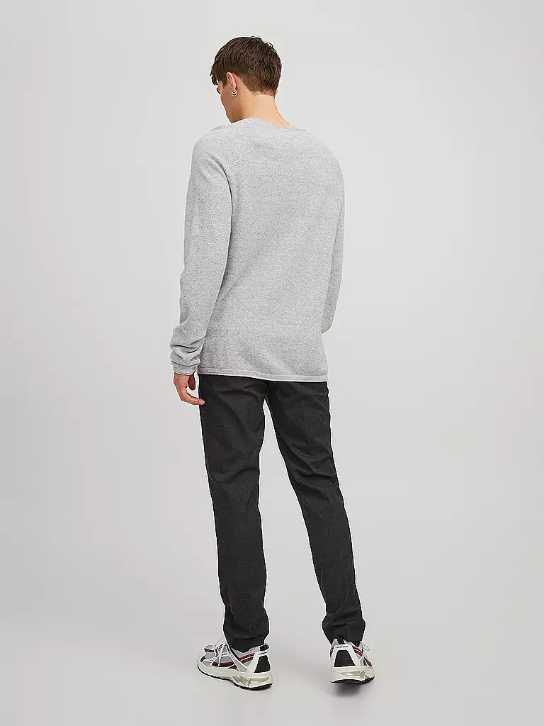 JACK & JONES Pullover  JJEHILL grau