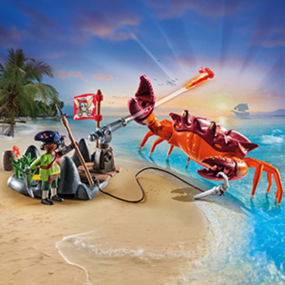 Køb Playmobil® Battle With The Giant Crab