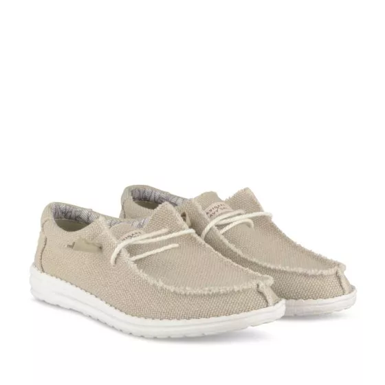 Baskets BEIGE NAVY SAIL