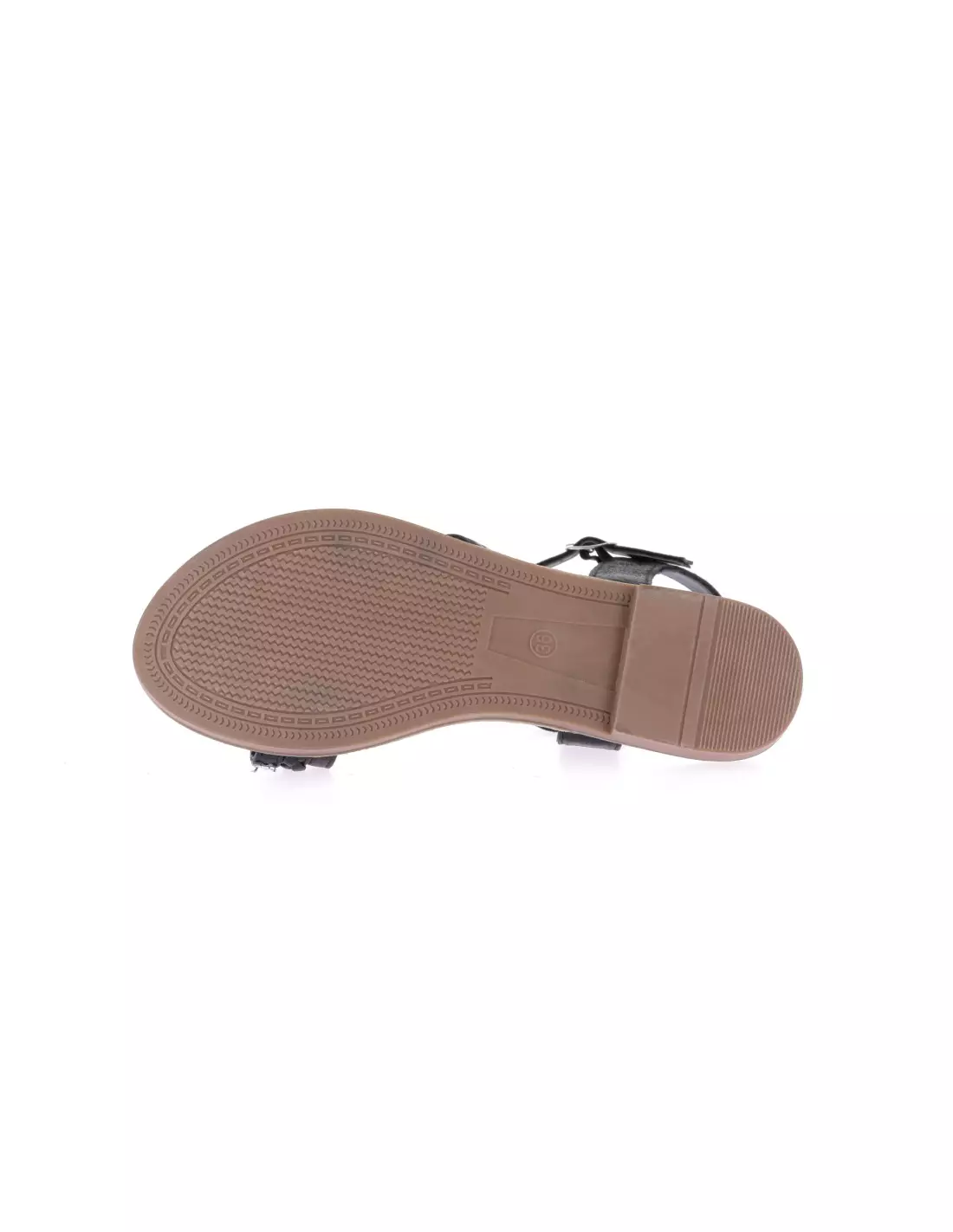 CLAUDIA GHIZZANI 2XK1100901 - Sandales & nu-pieds BLACK-TXTMETALLIC