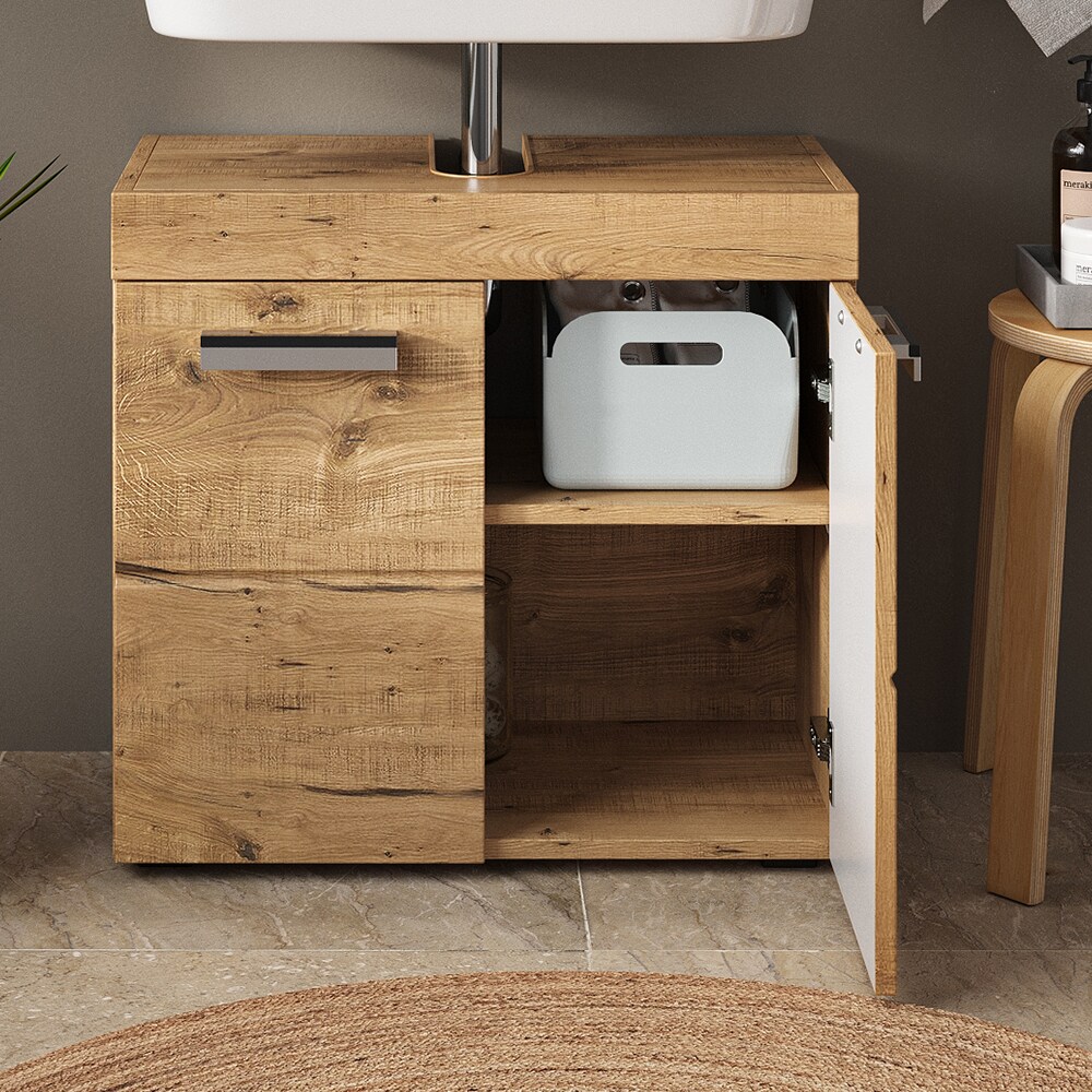 Vicco Waschtischunterschrank Waschbeckenunterschrank Luna Unterschrank 2 Türen