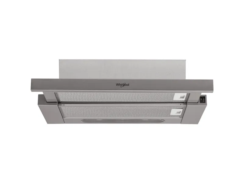 Whirlpool AKR 5390 IX - Hætte - teleskopisk - bredde: 59.8 cm - dybde: 30 cm - udtrækning og recirkulation (-) - med intern motor - inox