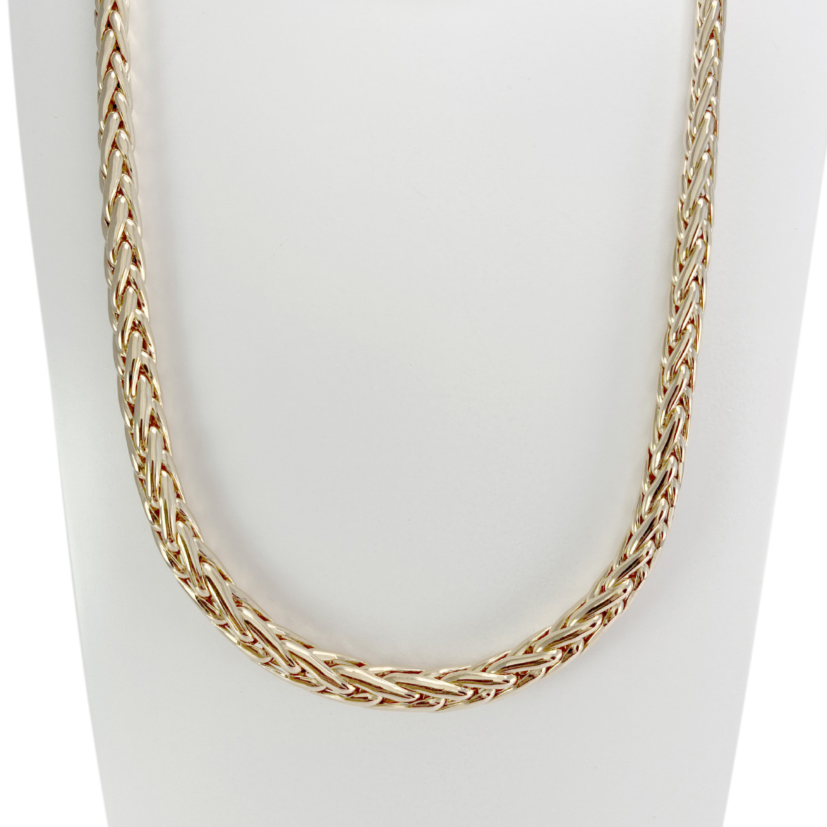 Collier d'occasion or 750 jaune maille palmier 50 cm
