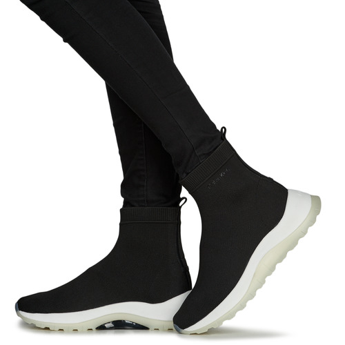 Calvin Klein Jeans - 2 PIECE SOLE SOCK BOOT - KNIT Negro