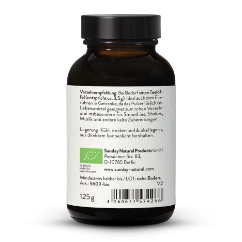 Sunday Natural Products  Bio Camu CamuPulver Wild7,8 % Vitamin C