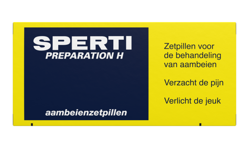 Sperti Zetpillen, Voor Behandeling van Aambeien 12 Stuks
