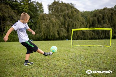 SchildkrötTragbares Fussballtor XL - gelb