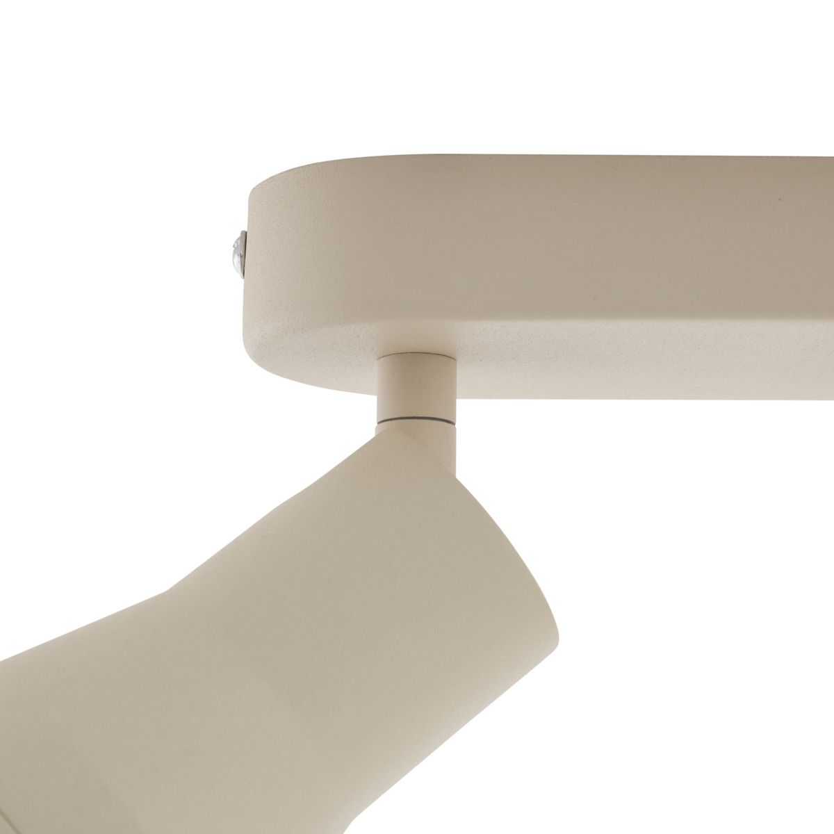 Afgeronde plafondspot beige GU10 50mm 3-lichts - Stanley