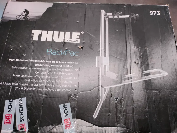 [OUTLET] - Thule BackPac III Silver Cykelholder