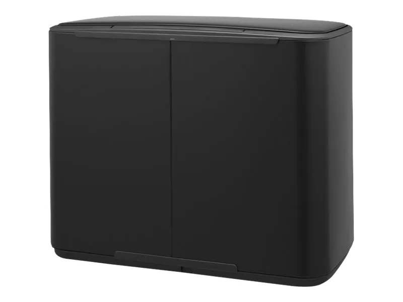 Brabantia Bo - Skraldespand - fliplåg - 34 L - fodpedal - mat sort