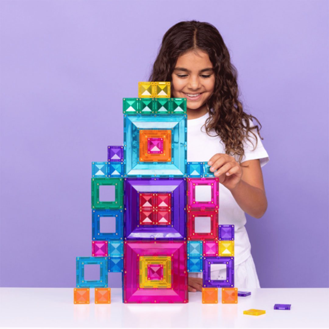 connetix magnetische tegels - bright portal - 48st