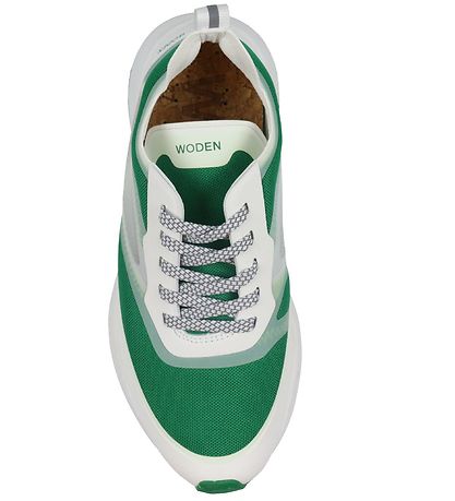 Woden Sneakers - Stelle Transparent - Weiß/Basilikum