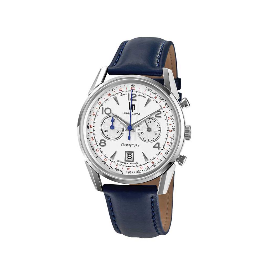 Montre Lip Himalaya Blanc Argenté