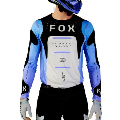 Maillot cross Fox FLEXAIR - MAGNETIC 2024 - Noir / Violet