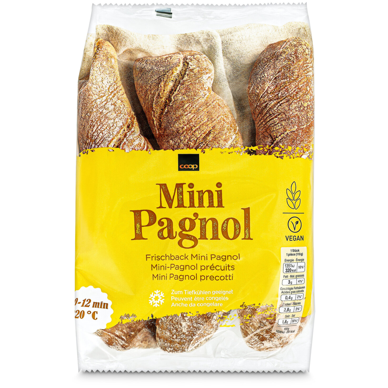 Frischback Pagnolbrot Mini 3 Stück