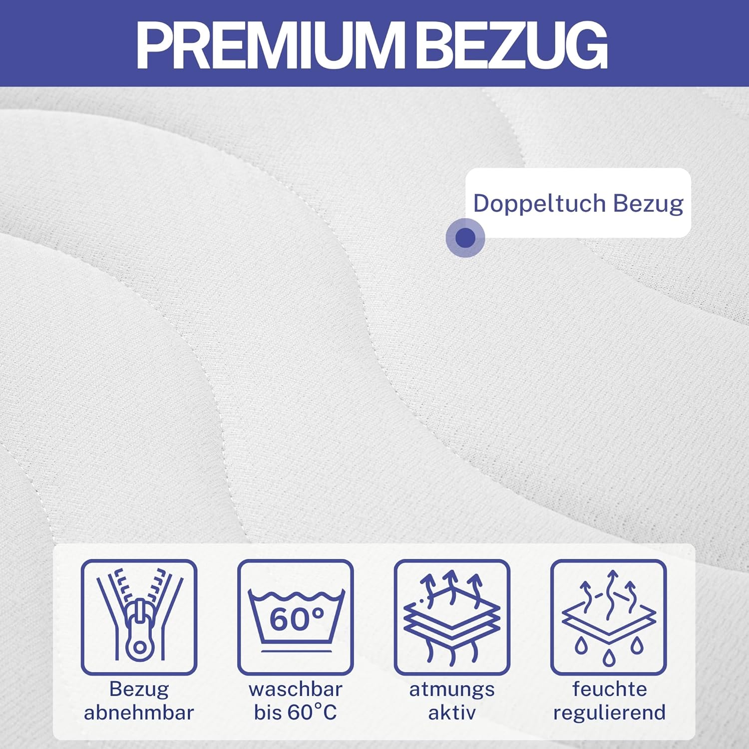 Arensberger FLEXX Matratze 120x200 cm | Kaltschaummatratze mit 3D Memory Schaum | ergonomische Höhe 25cm | wendbarer Härtegrad H2/H3 | Visco Smart Schaum | 120x200cm Rollmatratze punktelastisch
