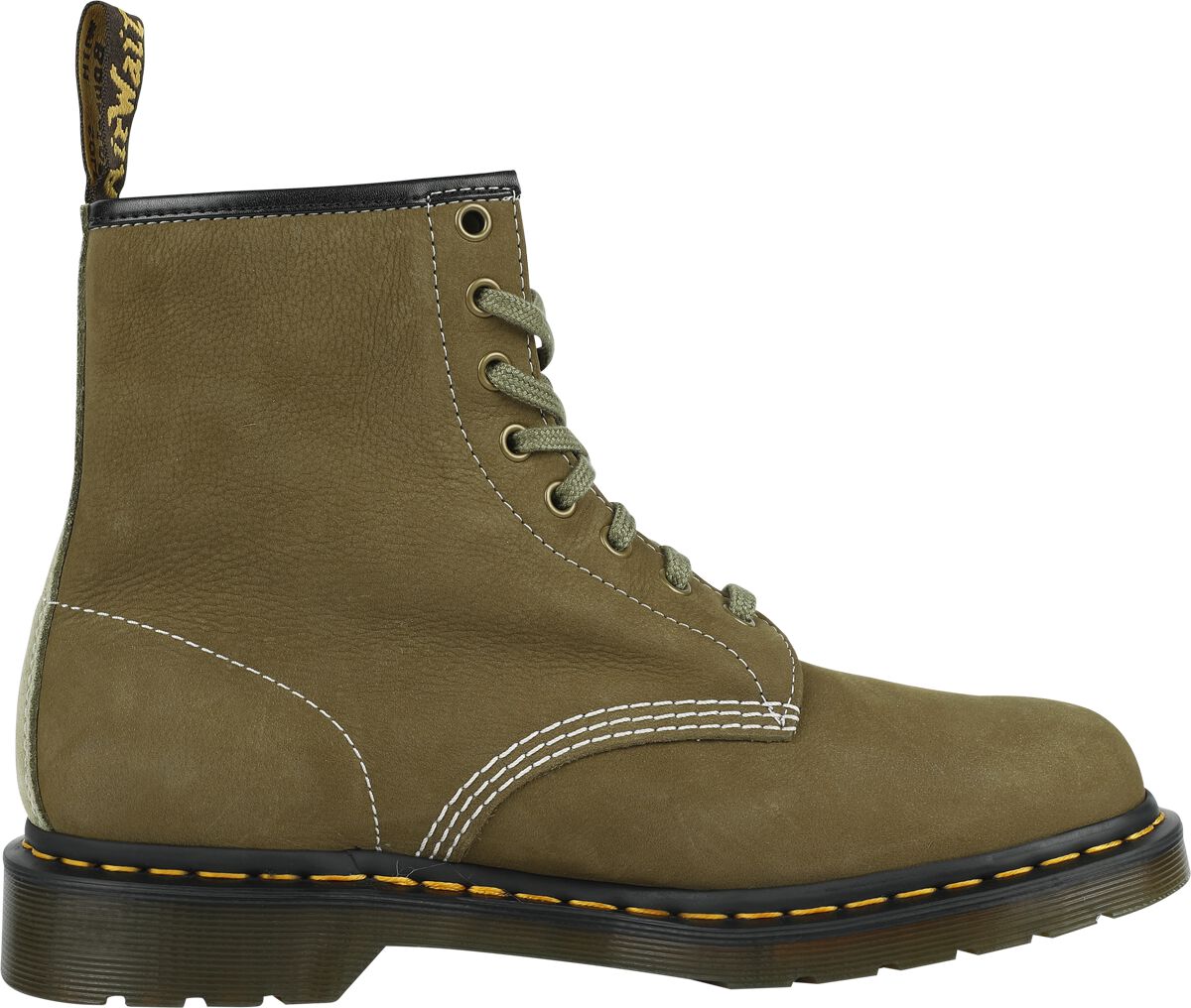 1460 - Muted OliveTumbled | Dr. Martens Bottes