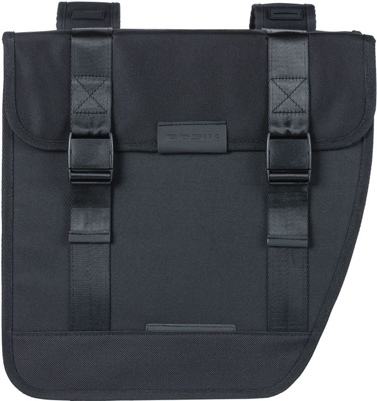 Basil Tour Dubbele Fietstas XL - 35 Liter - Zwart