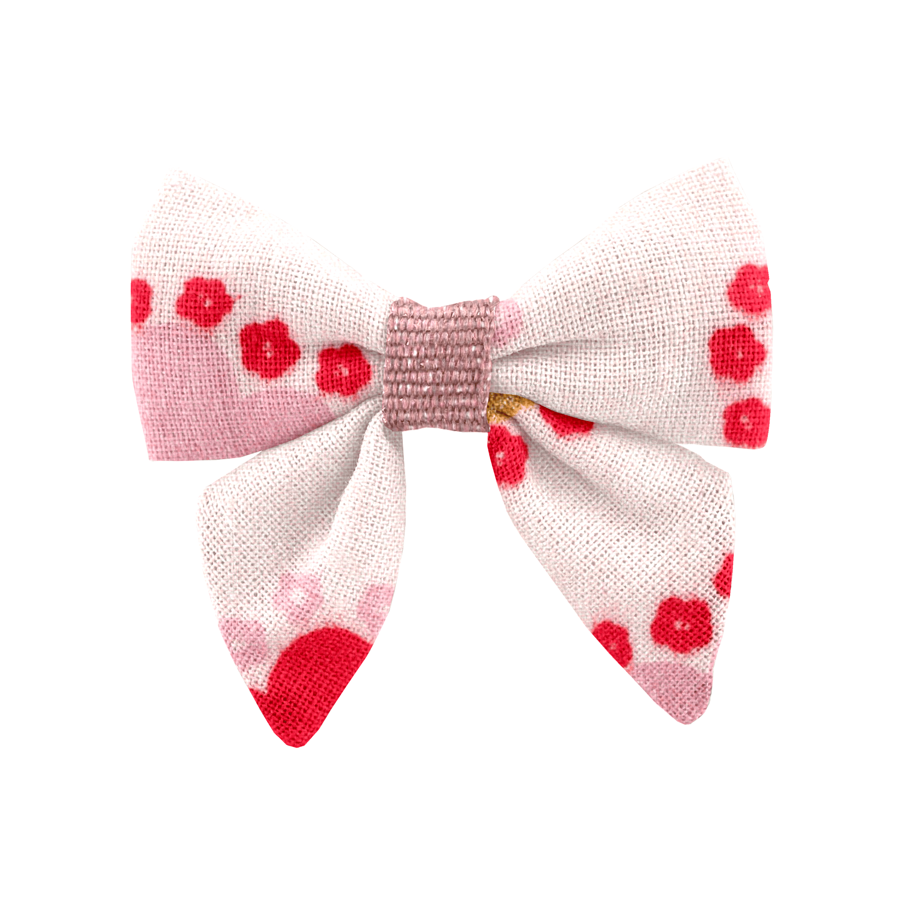 Barrette Mini Noeud Papillon Petits Coeurs