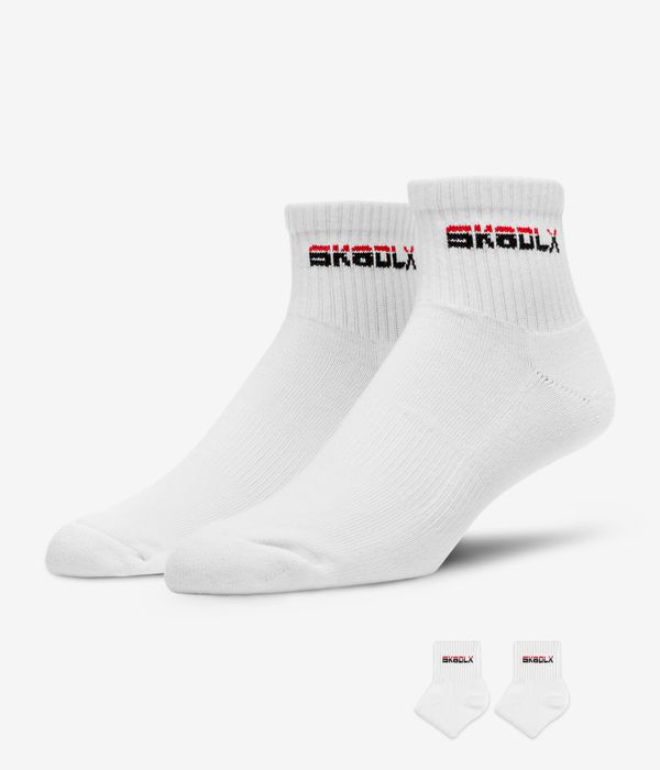 skatedeluxe Athletic Mid Socken US 6-13 (white) 3er Pack
