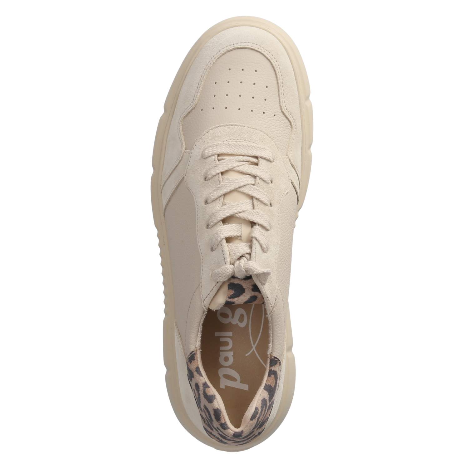 Paul Green Low Sneaker - ivory/biscuit