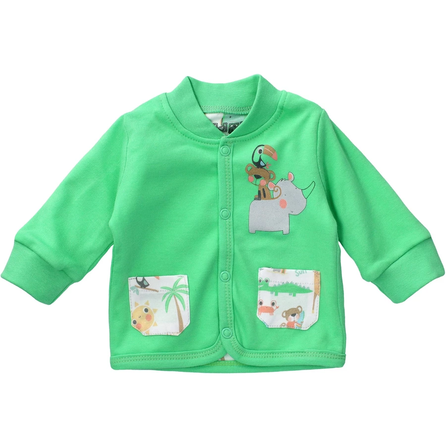 Nini Jacke you are the best grün