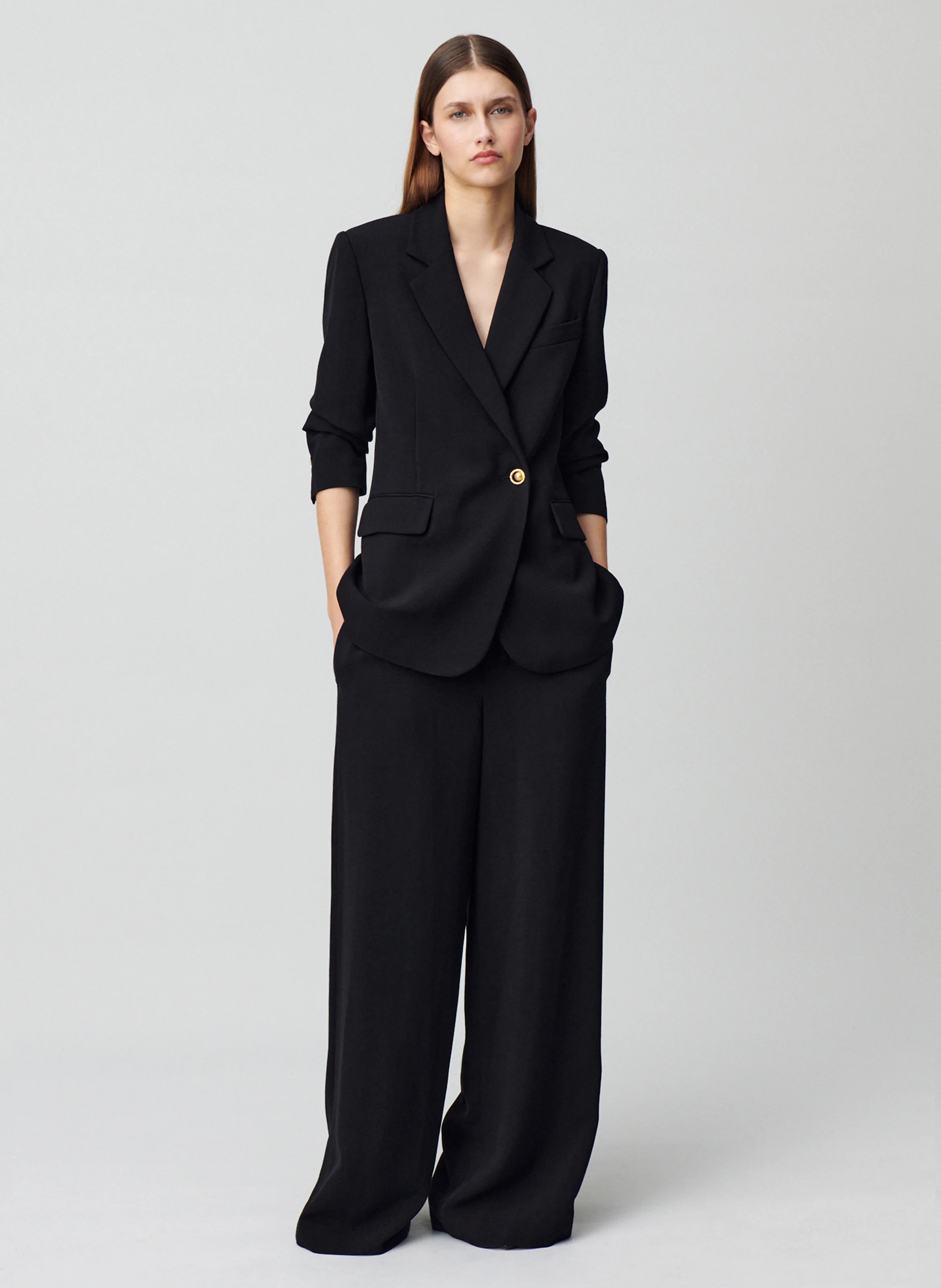 Veste de tailleur ajustée | Noir