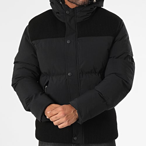 Doudoune Capuche Noir