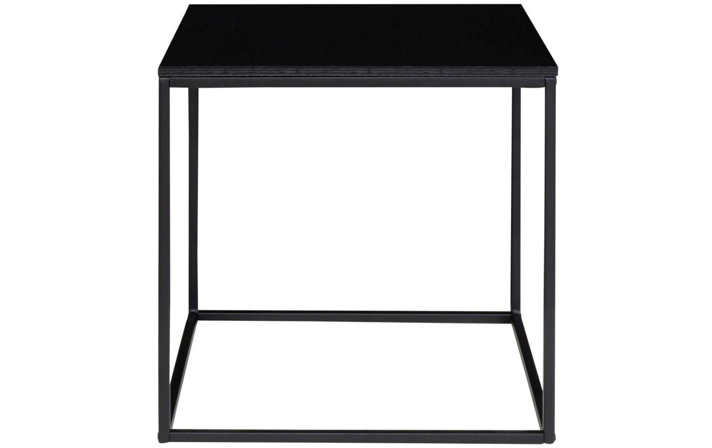 Beistelltisch Vita 45 x 45 cm, SchwarzQuadratischer Couchtisch