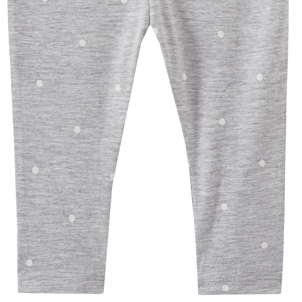 Topomini Baby Leggings mit Punkte-Allover hellgrau