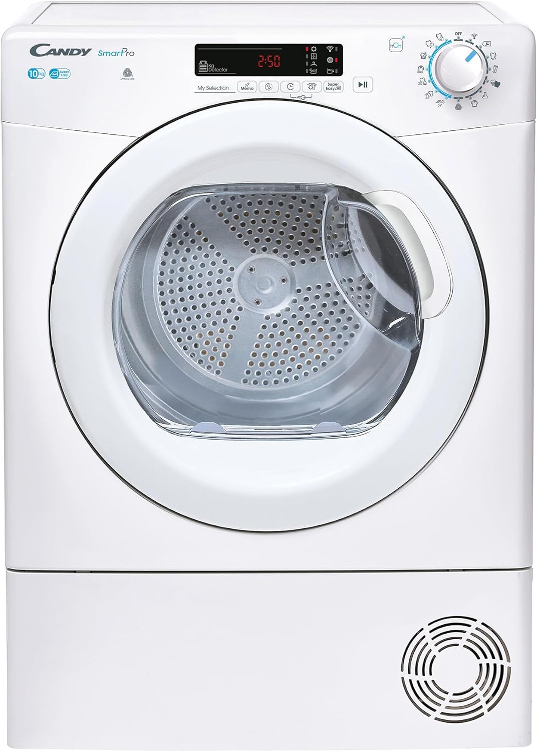 CANDY CSOE C10DG-S Kondesntrockner 10 KG Fassungsvermögen, Wi-Fi + Bluetooth, Symbolblende (10 kg)