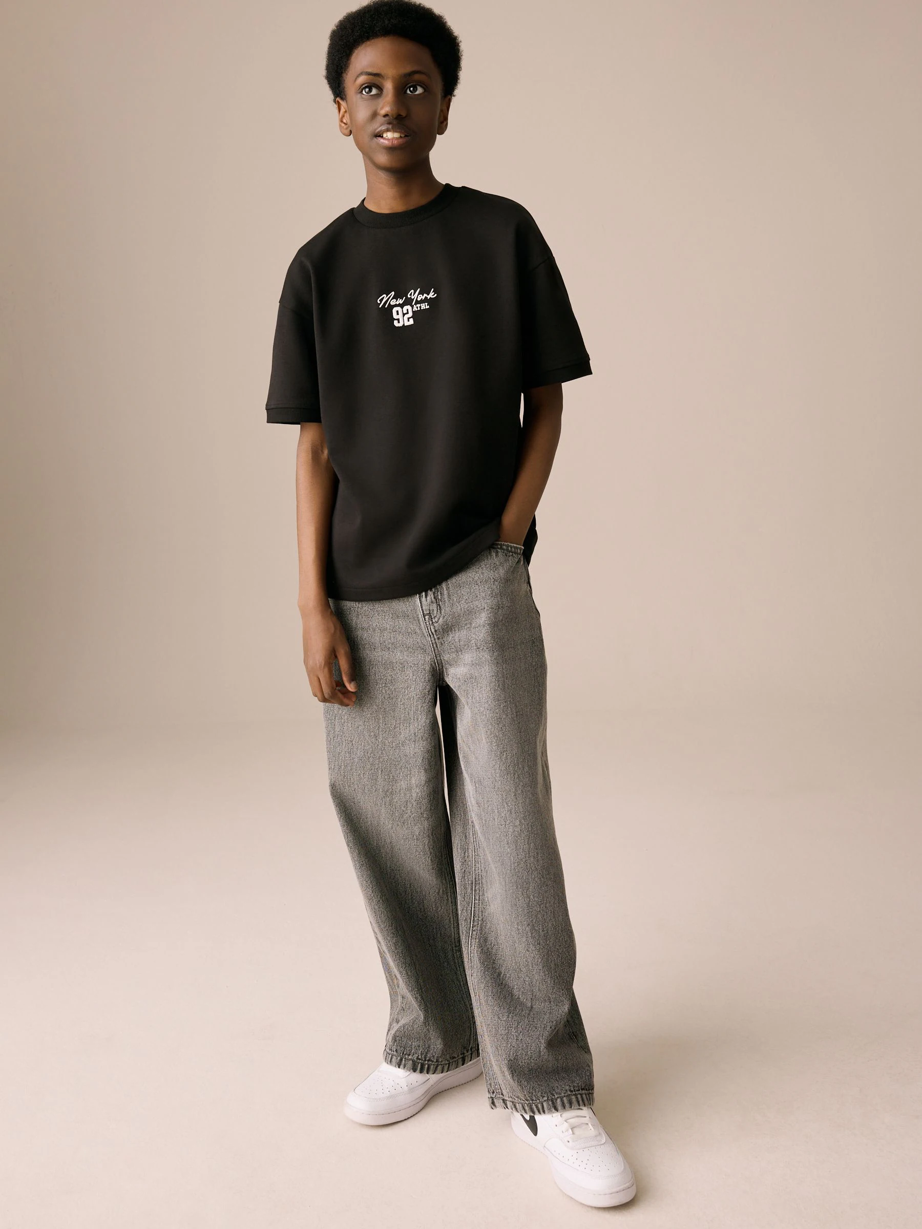 Donkergrijs - Authentieke jeans (3-16jr)