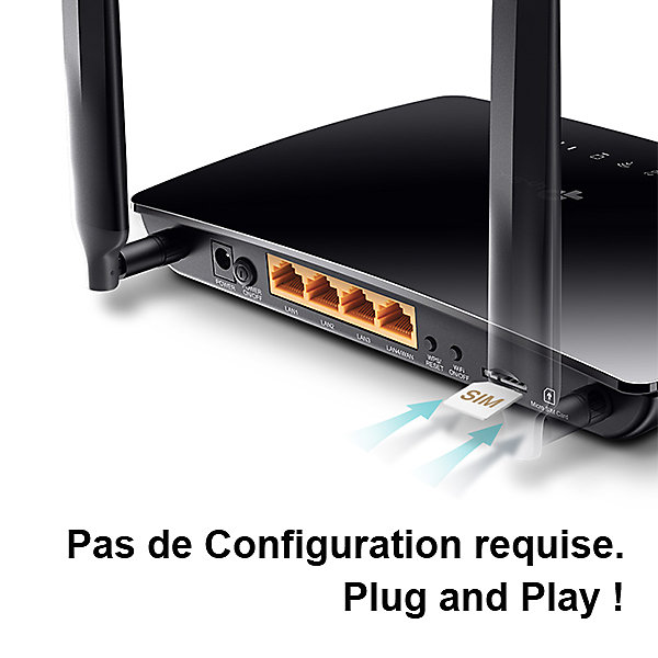 Modem/routeur 4G LTE WiFi N 300 Mbps TP-Link