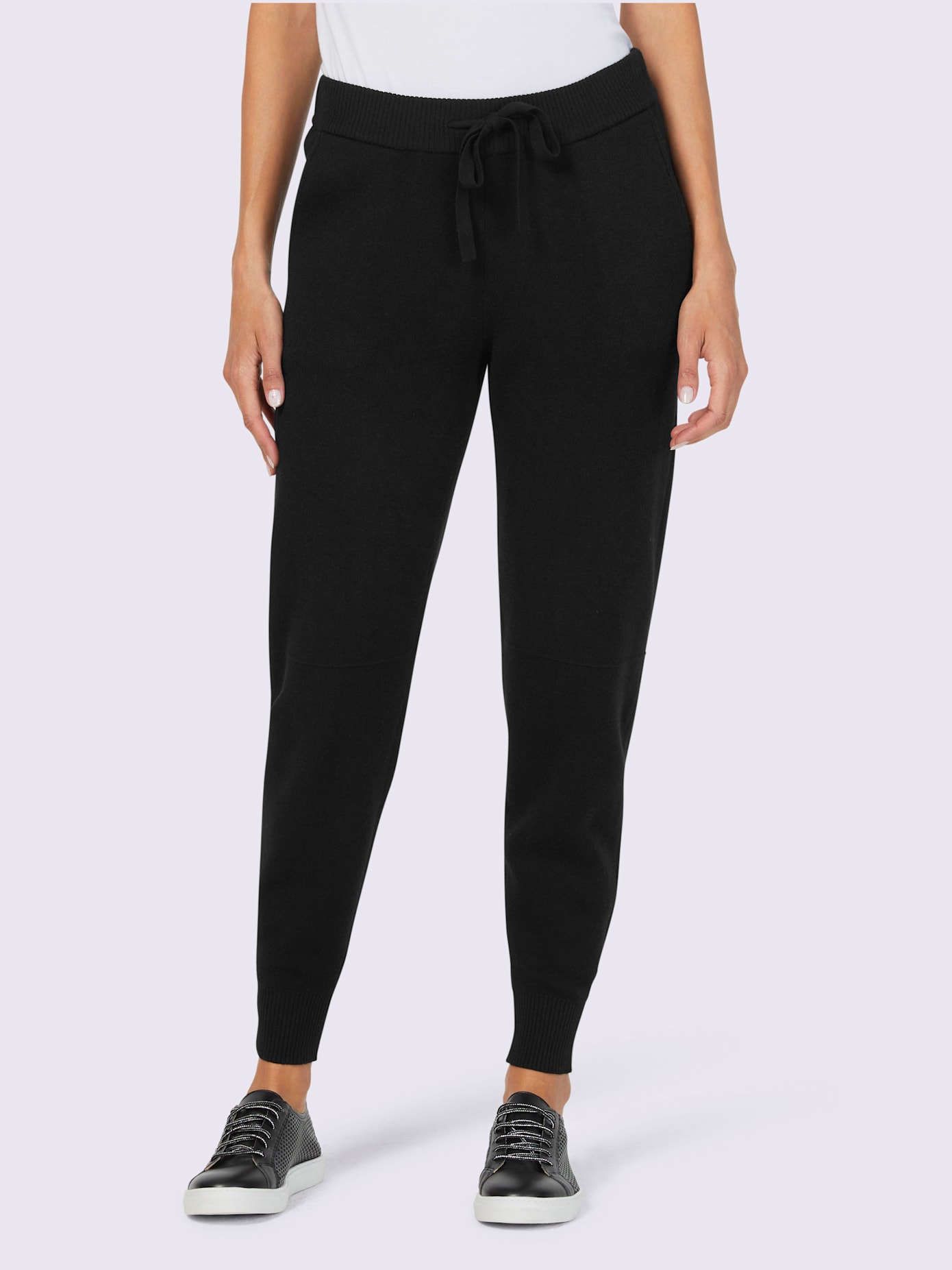 Pantalon en tricot 50% viscose