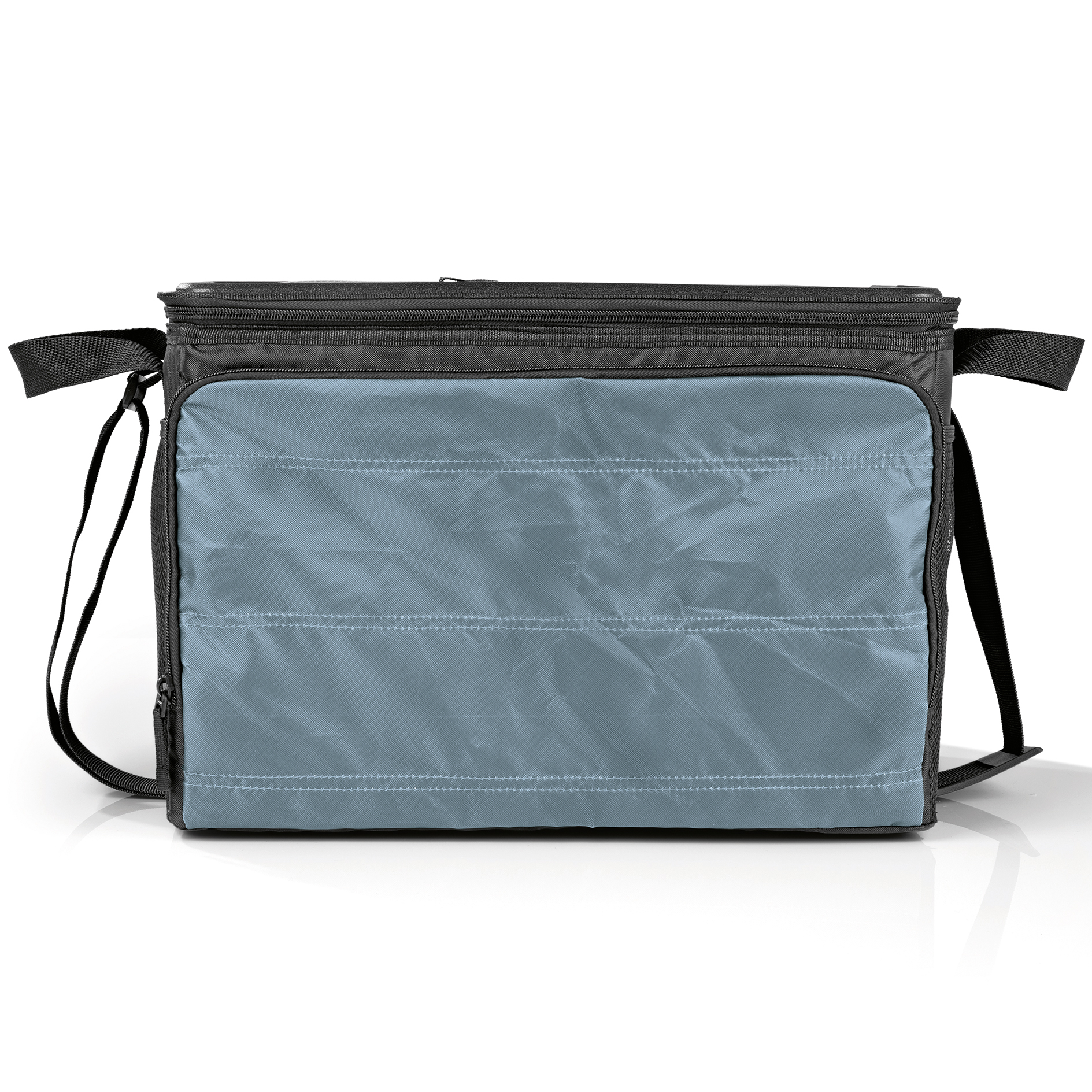 Kühltasche - schwarz-dunkelblau - faltbar - 30 Liter