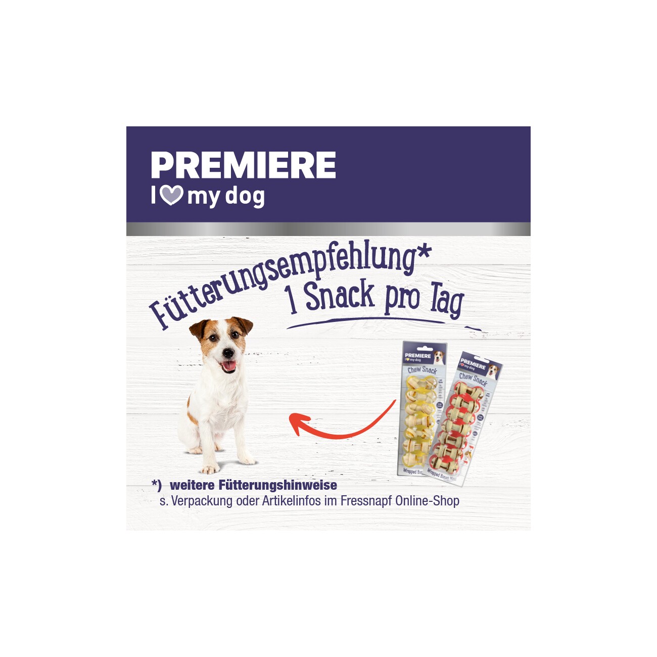 PREMIERE Chew Snack Huhn Mini Bones, 84 g