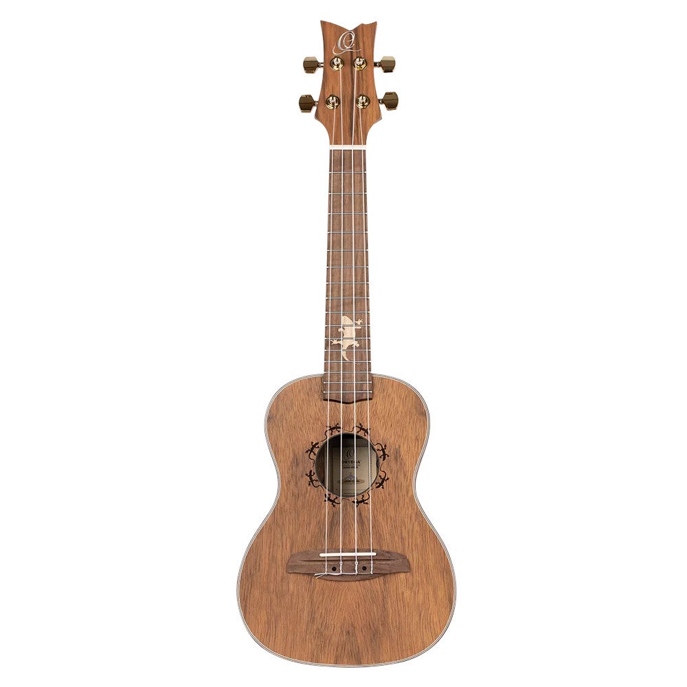 Ortega LIZARD-CC-GBL Lizard Series Left-handed Concert Ukulele linkshandige E/A concert ukelele met gigbag