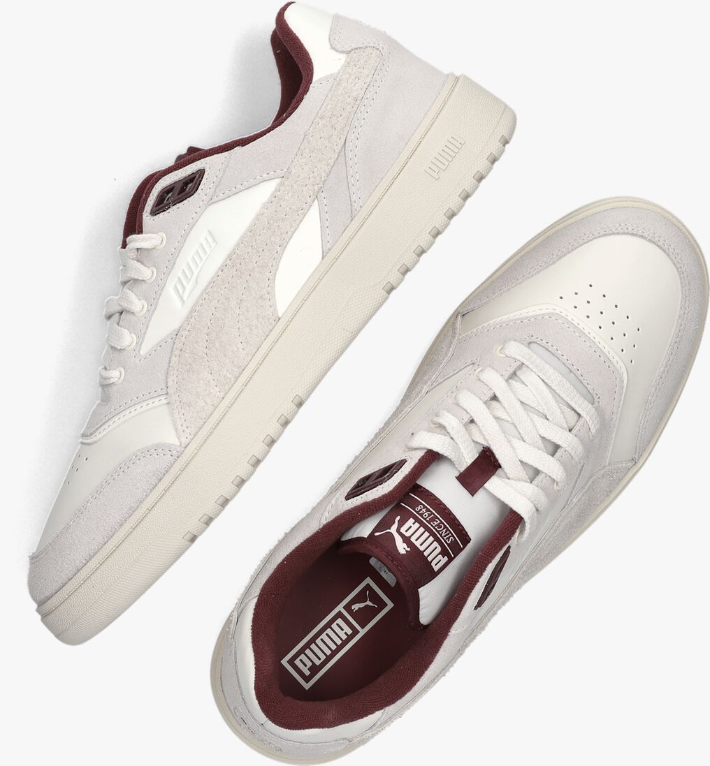 PUMA witte puma lage sneakers double court