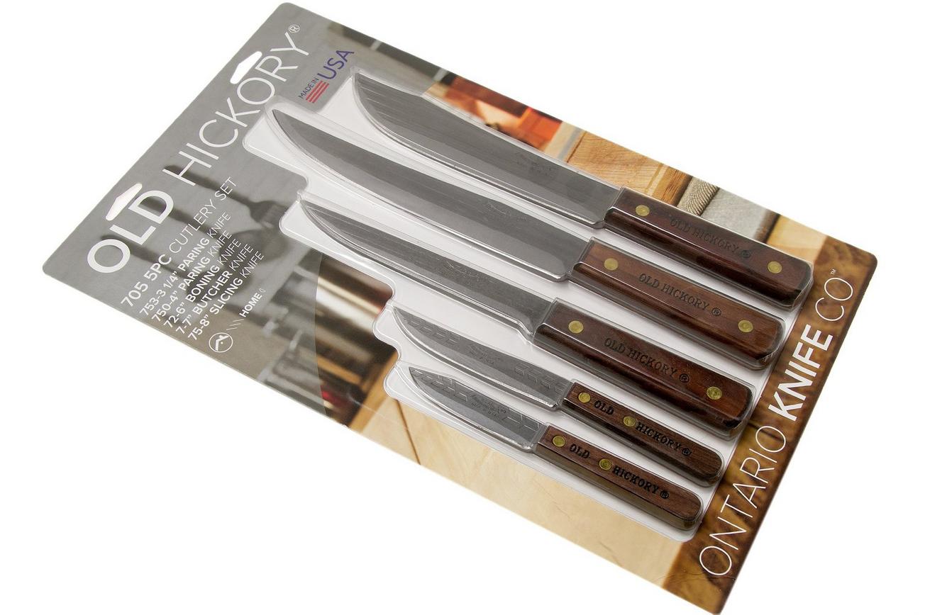 Ontario Old Hickory 5-delige messenset, 7180