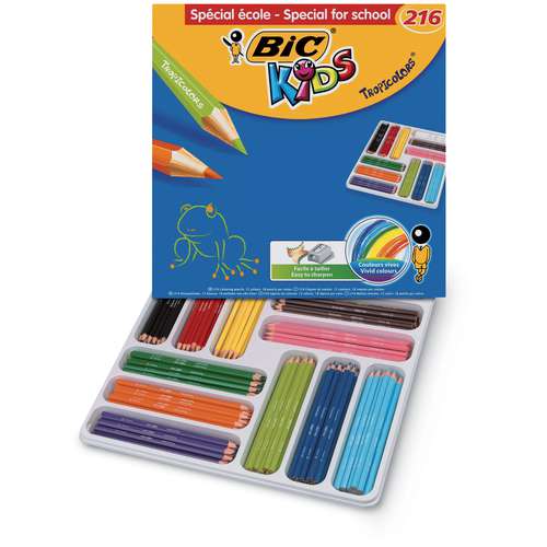 BIC® KIDS TROPICOLORS™ Farbstift-Sets Buntstifte
