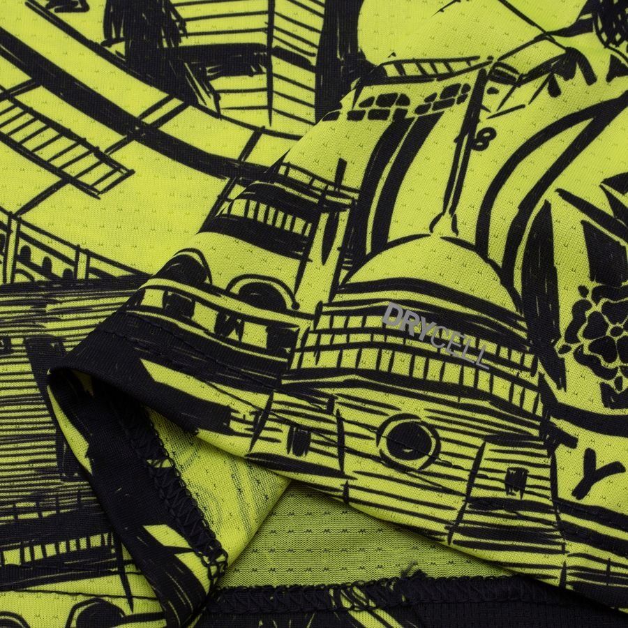 Manchester City T-shirt d'Entraînement Avant-Match - Jaune fluo/Magic Blue