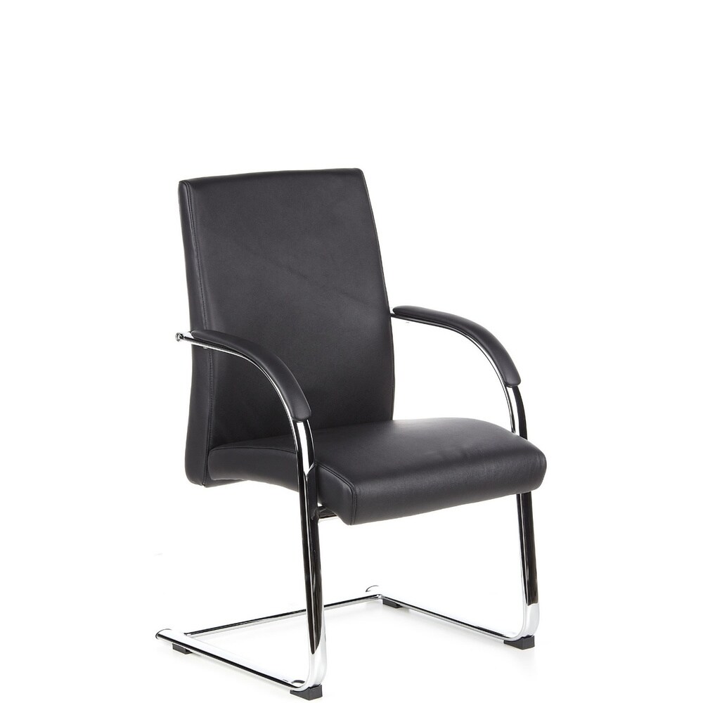 Freischwinger BAROLO V Leder mit Armlehnen hjh OFFICE