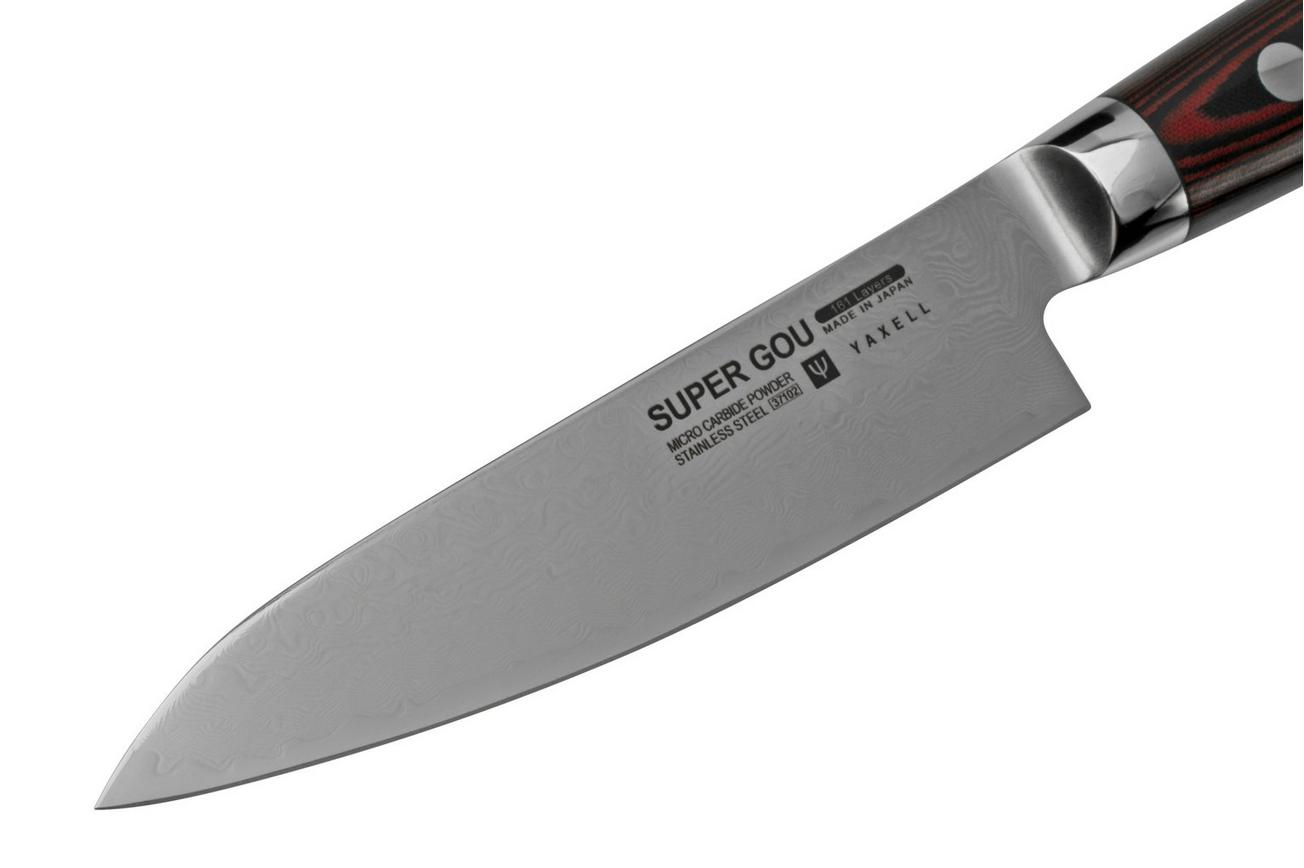 Yaxell Super Gou 37150, 2-delige messenset santoku 16,5 cm en universeelmes 12 cm