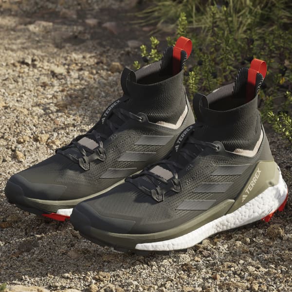 Chaussure de randonnée mid ADIDAS TERREX FREE HIKER 2 MID CARBON/VERTSI/NOIESS