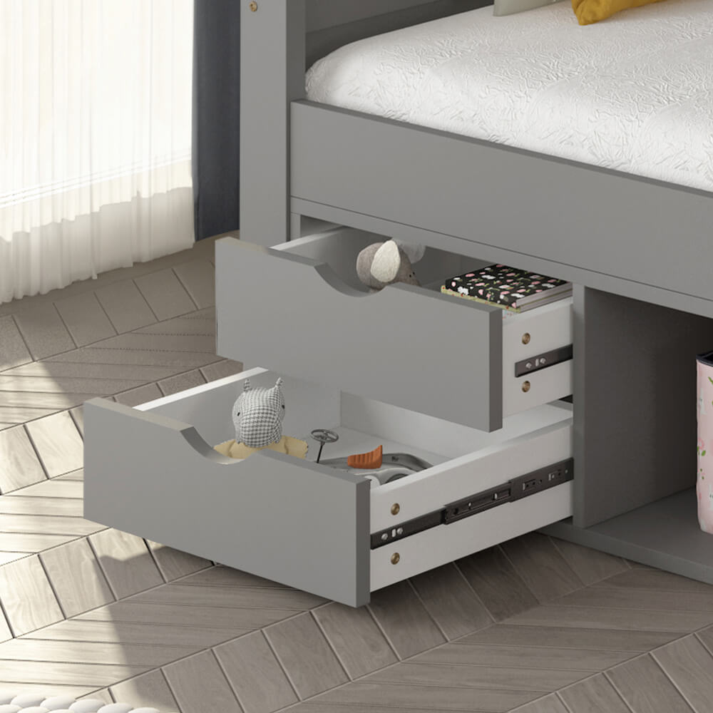 Home Deluxe Kinderbed Grijs