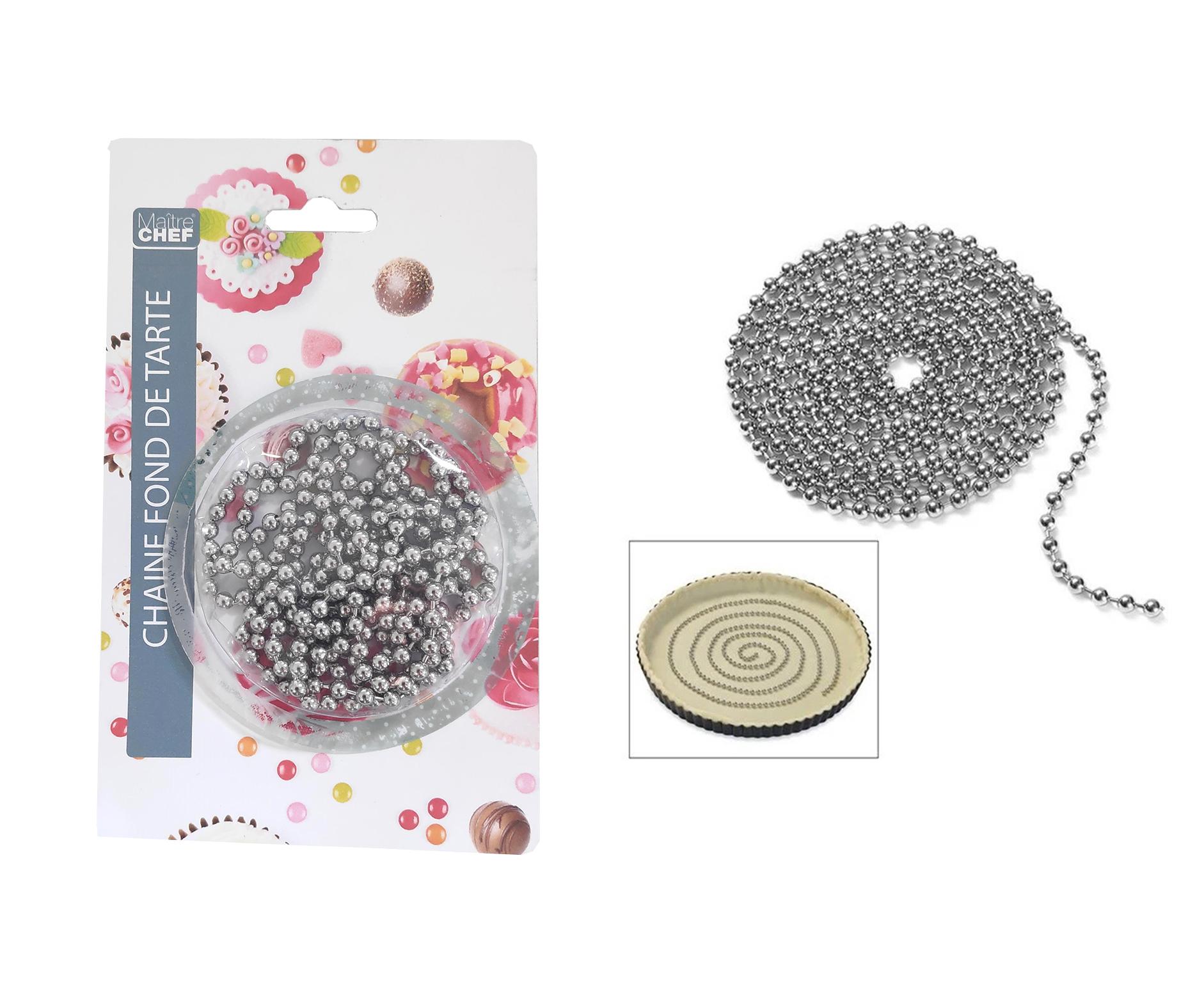 CHAINE INOX FOND DE TARTE 180CM
