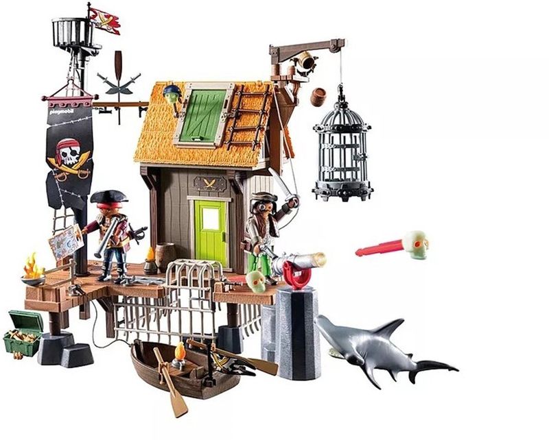 PLAYMOBIL - Piratenhaven - Bouwstenen - Multikleur - Kunststof