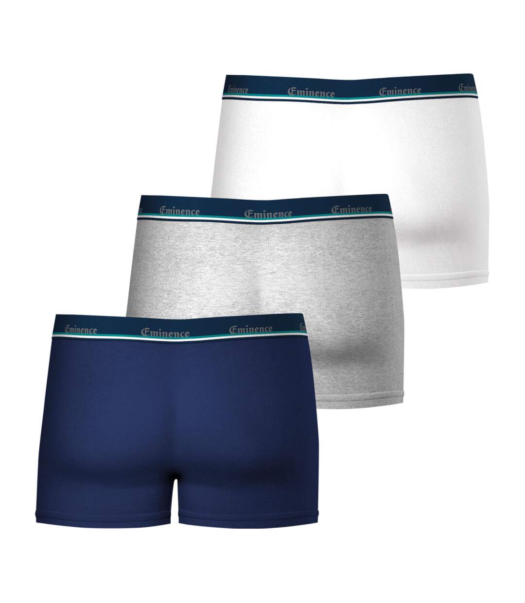 Lot de 3 boxers homme coton stretch