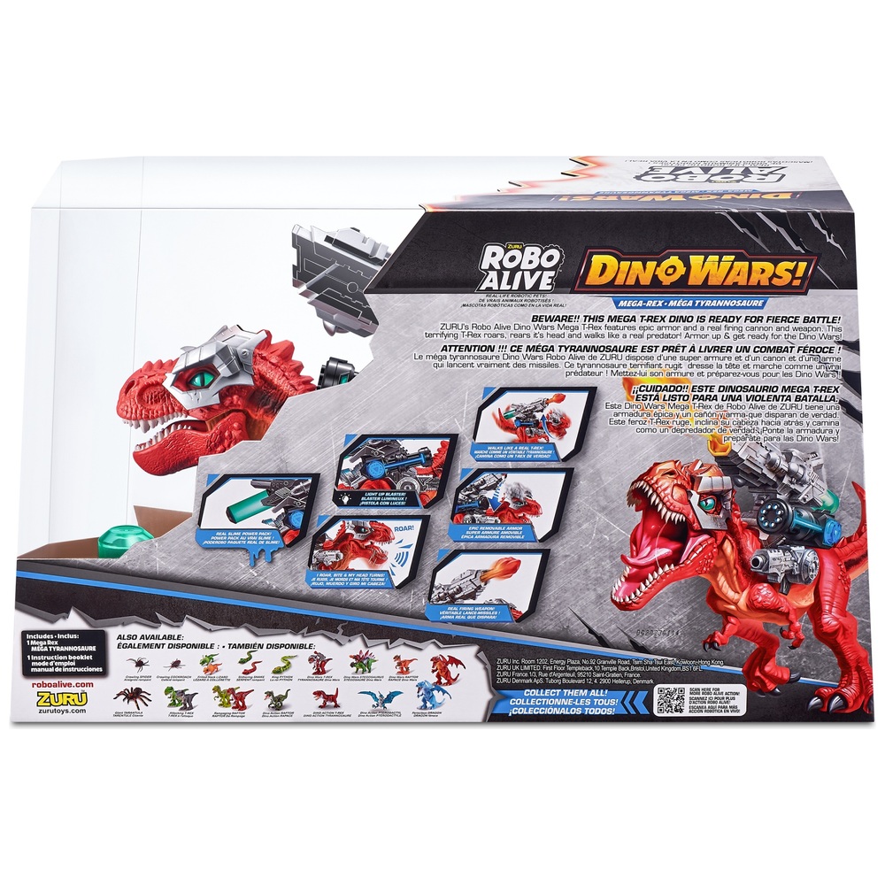 Robo Alive Dino Wars Mega-Rex Dinosaurier von ZURU