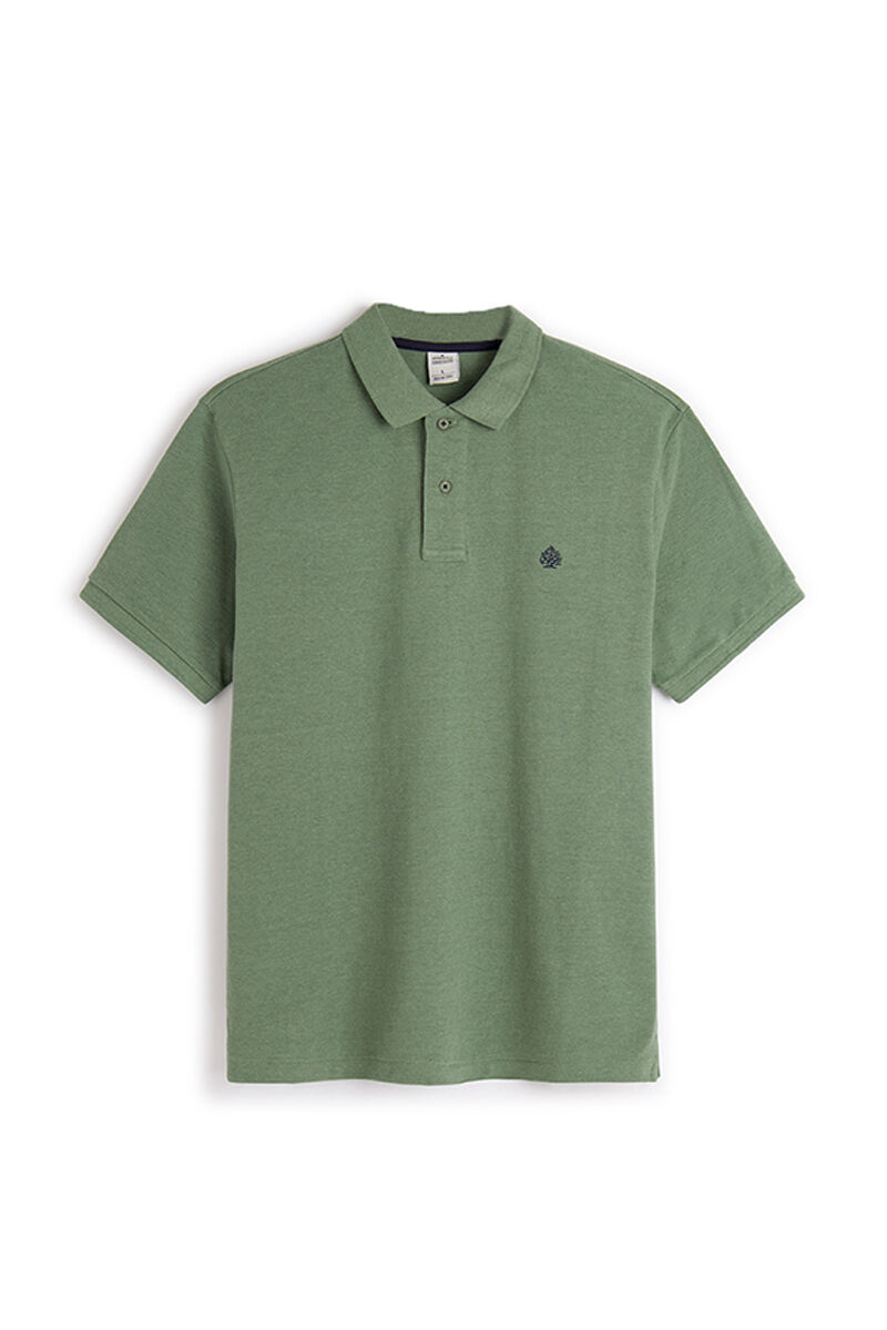 Polo piqué cor - verde